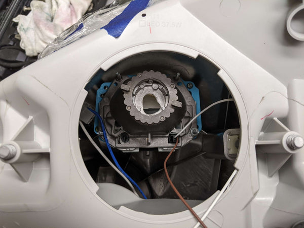 2004-2019 Volvo VNL Projector Retrofit C-Brackets + Projector Kit